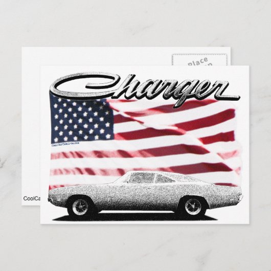 Carte postale Chargeur Dodge (Devant / Derrière)