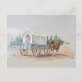 Carte Postale CHARIOT COUVERT par SHARON SHARPE (Devant)