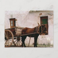 Chariot hippomobile démodé