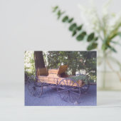 Carte Postale Chariot paysager (Debout devant)