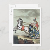 Carte Postale Charioteer, de 'L'Antica Roma', 1825 (éclairage co (Devant / Derrière)