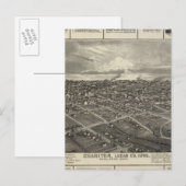 Carte Postale Chariton, Iowa commerces en Davenport (Devant / Derrière)