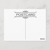 Carte Postale Charla - 1920s Mode en Taupe, Brown & Jaune (Dos)