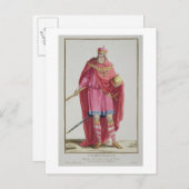 Carte Postale Charlemagne (742-814) de Receuil des Estampes, (Devant / Derrière)