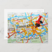 Carte Postale Charleroi, Belgique (Devant / Derrière)