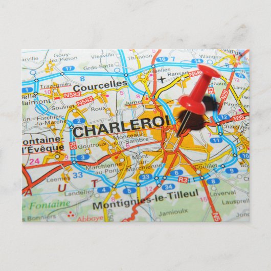 Carte Postale Charleroi, Belgique (Devant)