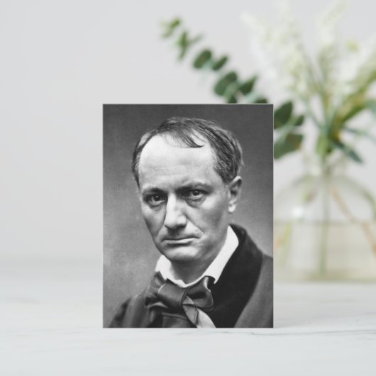 Carte Postale Charles Baudelaire (Debout devant)