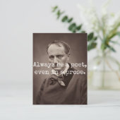 Carte Postale Charles Baudelaire (Debout devant)