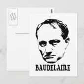 Carte Postale Charles Baudelaire (Devant / Derrière)