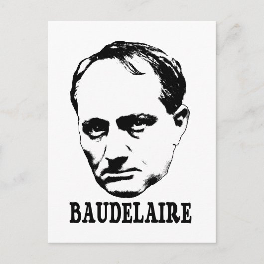 Carte Postale Charles Baudelaire (Devant)