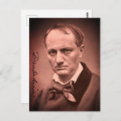 Carte Postale Charles Baudelaire (Devant / Derrière)