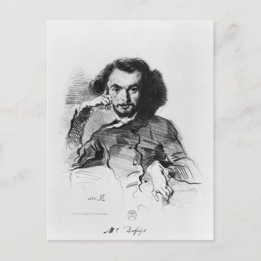 Carte Postale Charles Baudelaire 1844 (Devant)