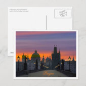 Carte postale Charles Bridge (Devant / Derrière)