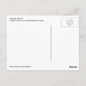 Carte Postale Charles Bridge post card (Dos)