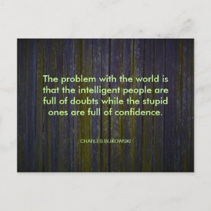 Carte Postale Charles Bukowski Quota Postcard