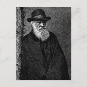 Carte postale Charles Darwin