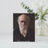 Carte postale Charles Darwin (Debout devant)