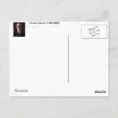 Carte postale Charles Darwin (Dos)
