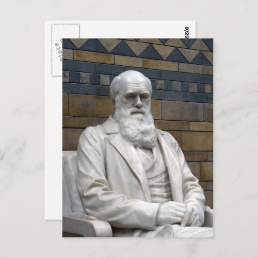 Carte postale Charles Darwin (Devant / Derrière)