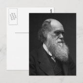 Carte postale Charles Darwin (Devant / Derrière)