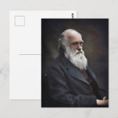Carte Postale Charles Darwin (Devant / Derrière)