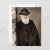 Carte postale Charles Darwin (Devant / Derrière)