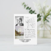 Carte Postale Charles Darwin (Phylogénétique Beagle Darwin HMS) (Debout devant)
