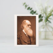 Carte Postale Charles Darwin vers 1874 (Debout devant)