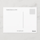 Carte Postale Charles Darwin vers 1874 (Dos)