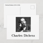 Carte postale Charles Dickens (Devant / Derrière)