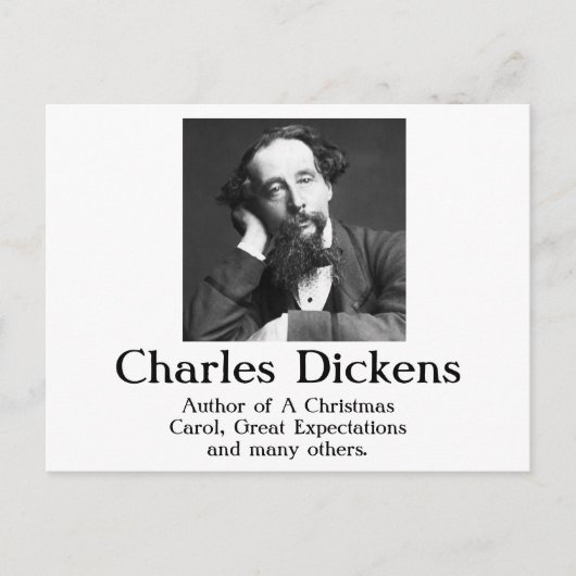Carte postale Charles Dickens (Devant)