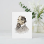 Carte Postale Charles Dickens (Debout devant)