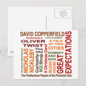 Carte Postale Charles Dickens (Devant / Derrière)