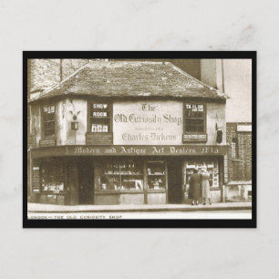 Carte Postale Charles Dickens Curiosity Shop, Londres Vintage