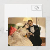 Carte Postale Charles Edward Chambers : Couple romantique (Devant / Derrière)