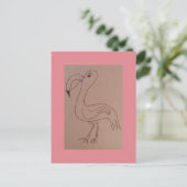 Carte Postale Charles Flamant rose (Debout devant)
