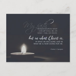 Carte Postale Charles H. Spurgeon - dans le Christ seul
