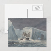 Carte Postale Charles Hamilton Smith - L'Erebus passant (Devant / Derrière)