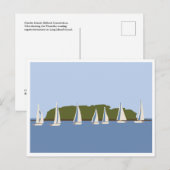 Carte postale Charles Island Milford CT (Devant / Derrière)