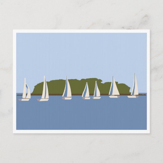 Carte postale Charles Island Milford CT (Devant)