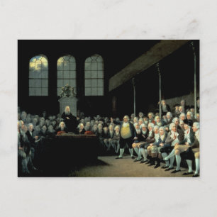 Carte Postale Charles James Fox s'adressant à la Chambre