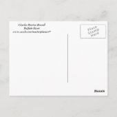 Carte Postale Charles Marion Russell - Chasse au bison (Dos)