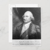 Carte Postale Charles, marquis de Cornwallis, 1799 (Devant / Derrière)