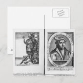 Carte Postale Charles Martel et Martin Luther (Devant / Derrière)
