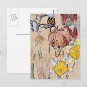 Carte Postale Charles Rennie Mackintosh - Mont Louis - Fleur (Devant / Derrière)