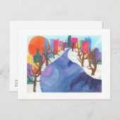 Carte Postale Charles River en hiver (Devant / Derrière)