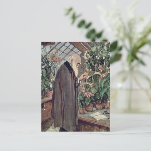 Carte Postale Charles Robert Darwin (Debout devant)