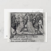 Carte Postale Charles VII et Jeanne d'Arc au siège de (Devant / Derrière)