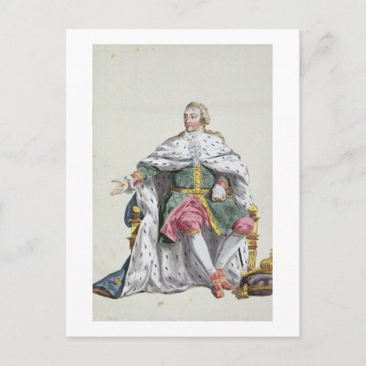 Carte Postale Charles XII (1682-1718) Roi de Suède de 'Receu (Devant)