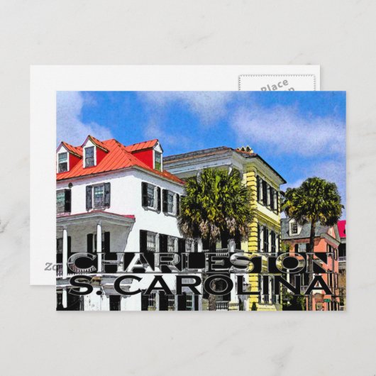 Carte Postale Charleston (Devant / Derrière)